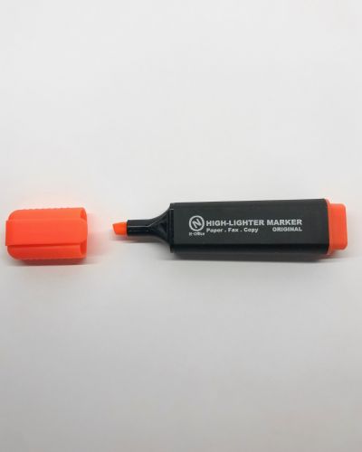 MARCADOR FLUORESCENTE LARANJA N-OFFICE , N-OFFICE , MARCNOF003 , MARCNOF001